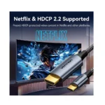 ⁦Vention CRHHF USB-C to HDMI 4K@60Hz Cable, 1.8m⁩ - الصورة ⁦6⁩