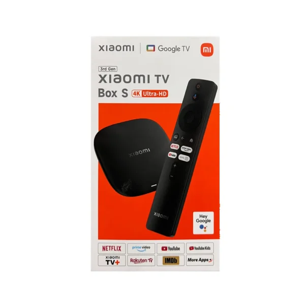 Xiaomi TV Box S 3rd Gen – 4K Ultra HD Streaming Media Player, Google TV