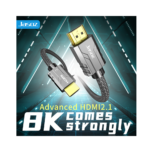 ⁦Jasoz A116 HDMI 2.1 8K 60Hz, 4K 240Hz Cable – 2m⁩ - الصورة ⁦4⁩