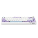 ⁦Ajazz AK820 MAX Maillard Switch Wireless Gaming Keyboard, Purple-White-Blue, Tri-Mode with Screen⁩ - الصورة ⁦3⁩