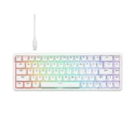 Ajazz AK680 Max  Wired Magnetic Switch Gaming Keyboard, White