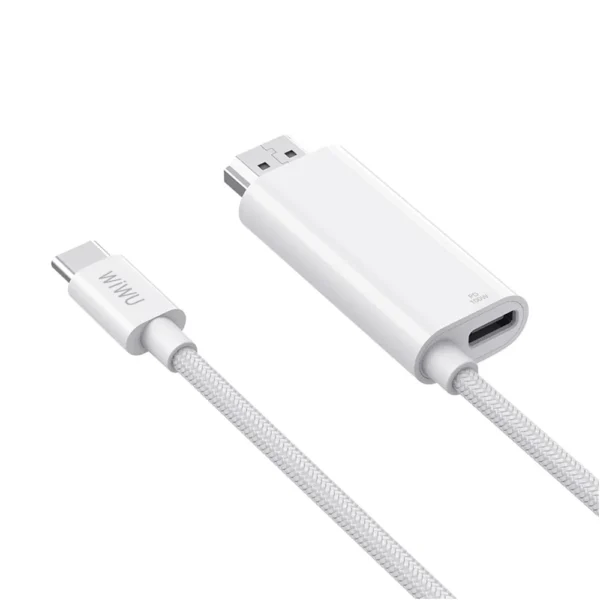 WiWU PS001 USB-C To HDMI 4K@60Hz with PD (100W) 1.8m