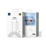 ⁦WiWU PS001 USB-C To HDMI 4K@60Hz with PD (100W) 1.8m⁩ - الصورة ⁦4⁩