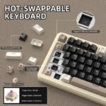 ⁦لوحة مفاتيح ميكانيكية ATTACK SHARK X85PRO بنظام Tri-mode مع هيكل Gasket - 75%⁩ - الصورة ⁦4⁩