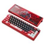 ⁦لوحة مفاتيح ميكانيكية من الألمنيوم Transformers TF-GK02 مع إضاءة RGB – إصدار برايم الأحمر (أوبتيموس برايم)⁩ - الصورة ⁦3⁩