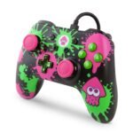 ⁦نينتندو سويتش OLED مع Joy-Con أبيض  مع وحدة التحكم السلكية المحسنة PowerA لجهاز نينتندو سويتش سبلاتون   2 & DOBE حقيبة تخزين لنينتندو سويتش/سويتش أوليد - أزرق⁩ - الصورة ⁦3⁩