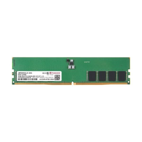 Transcend 32GB 5600MHz DDR5 Desktop PC RAM Memory