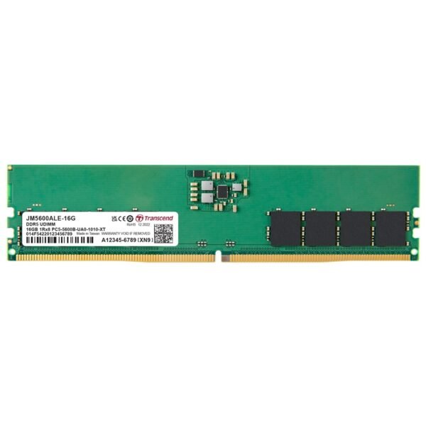 Transcend 16GB 5600MHz DDR5 Desktop PC RAM Memory
