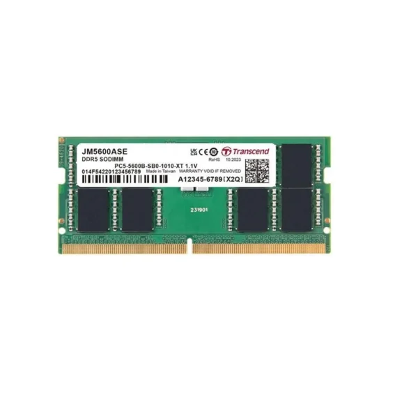 Transcend 16GB 5600MHz DDR5 laptop RAM SODIMM Memory