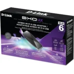 ⁦D-Link EXO AX X1850 AX1800 WiFi 6 USB Adapter⁩ - الصورة ⁦2⁩