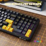 ⁦لوحة مفاتيح ميكانيكية ATTACK SHARK X98 ثلاثية الوضع 102 مفتاح - Star Black⁩ - الصورة ⁦4⁩