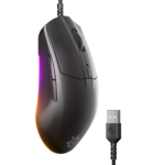 SteelSeries 62515 Rival 3 Wired Gen 2 Gaming Mouse – Black