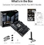 ⁦أسوس ماذربورد توف جيمنج إكس 870‑بلس واي فاي 7 لوحة أم جيمنج بمقبس إيه إم 5 ودعم الذكاء الاصطناعي وواجهة بي سي آي إي 5.0 - أسود⁩ - الصورة ⁦6⁩