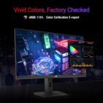 ⁦ASUS ROG Strix XG279CNS 27" FHD (1920x1080), 380Hz(OC) Refresh Rate, 0.3ms GTG Response, Extreme Low Motion Blur Sync (ELMB), DisplayHDR 400, HDMI 2.1, G-SYNC & FreeSync Compatible, Fast IPS Gaming Monitor - Black⁩ - الصورة ⁦7⁩