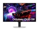 شاشة سامسونج أوديسي G8 LS27FG810SMXUE قيمنق مسطحة 27 بوصة، دقة UHD 4K (3840x2160)، معدل تحديث 240Hz، زمن استجابة 0.03ms، منفذ HDMI 2.1، تقنية AMD FreeSync Premium Pro
