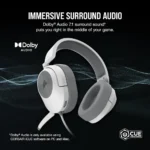 ⁦Corsair HS55 SURROUND 7.1 Stereo Wired Gaming Headset, PC, PS5 (OPEN BOX DISPLAY UNIT )⁩ - الصورة ⁦5⁩