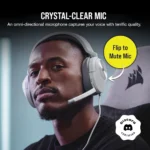 ⁦Corsair HS55 SURROUND 7.1 Stereo Wired Gaming Headset, PC, PS5 (OPEN BOX DISPLAY UNIT )⁩ - الصورة ⁦4⁩