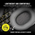 ⁦Corsair HS55 SURROUND 7.1 Stereo Wired Gaming Headset, PC, PS5 (OPEN BOX DISPLAY UNIT )⁩ - الصورة ⁦6⁩