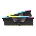Corsair 32GB 5200MHz VENGEANCE RGB DDR5 RAM CL40, 2x16GB Kit, Black