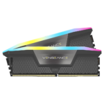 Corsair 32GB 6400MHz VENGEANCE RGB DDR5 RAM CL32, 2x16GB Kit, Grey