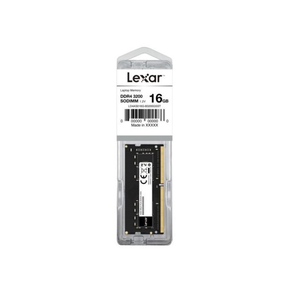Lexar 16GB 3200MHz DDR4 Laptop RAM SODIMM Memory