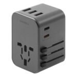 محول Energea TRAVELWORLD 35، 3A2C 35.5W - لون رمادي داكن