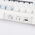 ⁦اولى لوحة مفاتيح ميكانيكية لاسلكية F99 بنسبة 98% – سويتش Reaper – أبيض و أزرق⁩ - الصورة ⁦7⁩
