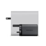 شاحن حائط Energea AMPCHARGE MINI 100، 2C1A PD/PPS/QC3.0 GAN، بقوة 100 واط (المملكة المتحدة) - لون رمادي معدني - Image 4