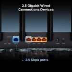 ⁦TP-Link Archer BE400 BE6500 Dual-Band Wi-Fi 7 Router, 2.5G⁩ - الصورة ⁦5⁩