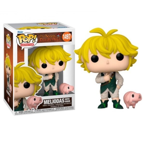 بوب! أنيميشن: الخطايا السبع المميتة - ميليوداس مع هوك (Pop! Animation: Seven Deadly Sins - Meliodas with Hawk)