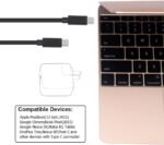 ⁦كابل Choetech CC0002 شحن ونقل بيانات USB-C إلى USB-C بقدرة 3 أمبير وطول 1 متر – أسود⁩ - الصورة ⁦3⁩