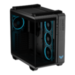 ⁦ASUS TUF Gaming GT502 Horizon ARGB ATX Mid Tower Gaming PC Case 4-fans – Black⁩ - الصورة ⁦2⁩