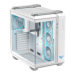 ASUS TUF Gaming GT502 Horizon ARGB ATX Mid Tower Gaming PC Case 4-fans – White