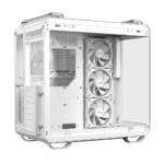 ⁦ASUS TUF Gaming GT502 Horizon ARGB ATX Mid Tower Gaming PC Case 4-fans – White⁩ - الصورة ⁦6⁩
