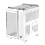 ⁦ASUS TUF Gaming GT502 Horizon ARGB ATX Mid Tower Gaming PC Case 4-fans – White⁩ - الصورة ⁦4⁩