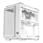 ⁦ASUS TUF Gaming GT502 Horizon ARGB ATX Mid Tower Gaming PC Case 4-fans – White⁩ - الصورة ⁦3⁩