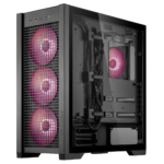 ⁦ASUS TUF Gaming GT302 ARGB Tempered Glass Mid Tower PC Case – Black, 4-Fans⁩ - الصورة ⁦7⁩