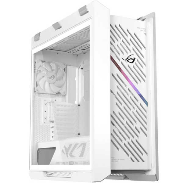 ASUS GX601S ROG Strix Helios II Gaming PC Case, White, 4-Fans