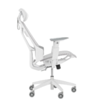 ⁦ASUS SL400C ROG Destrier Core Ergo Gaming Chair – Futuristic Cyborg Aesthetic (White)⁩ - الصورة ⁦2⁩