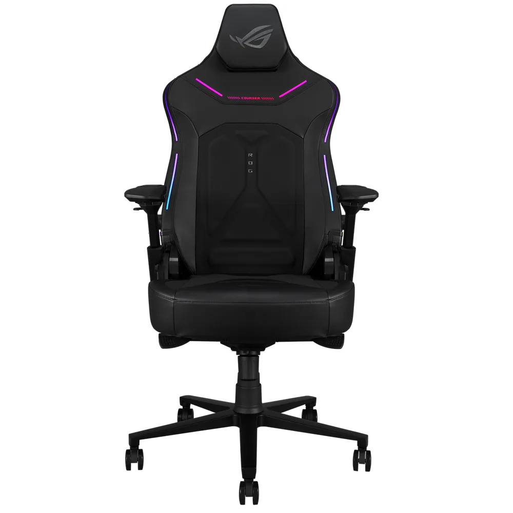 90GC01S0-MSG010 ASUS SL302 ROG Courser Racing Style Gaming Chair – Black, 136kg - الصورة 1