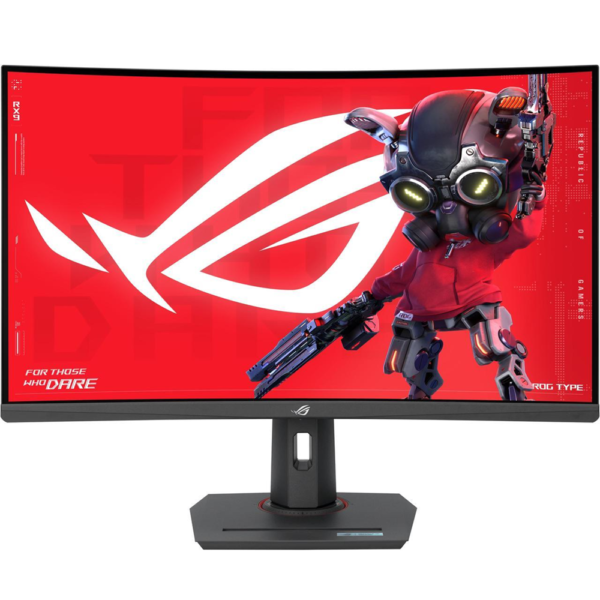 ASUS 32″ ROG Strix XG32WCS USB Type-C Curved 2K 180Hz Fast VA HDR400 Gaming Monitor, Black