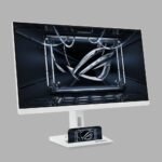 ⁦ASUS 27″ ROG Strix XG27UCG-W Dual mode 4K 160Hz, FHD 320Hz, 1ms Fast IPS HDR400 USB-C HDMI 2.1 Gaming Monitor, White⁩ - الصورة ⁦2⁩