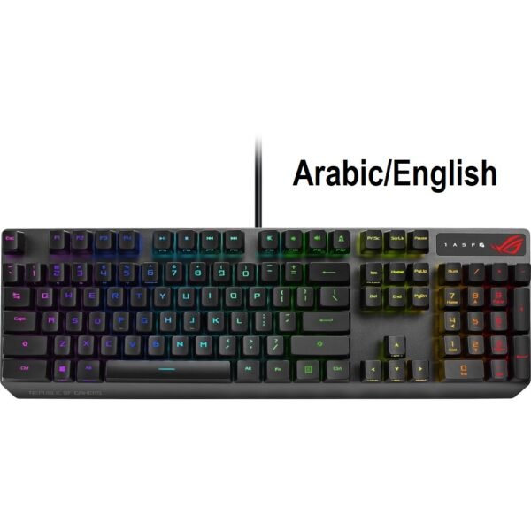 ASUS XA05 ROG Strix Scope RX Optical Mechanical RGB Gaming Keyboard, Arabic/English