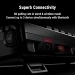 ⁦ASUS M901 ROG Azoth 96 HE Wireless Analog Gaming Keyboard, White, Magnetic Switch – Arabic/English⁩ - الصورة ⁦3⁩