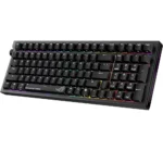 ⁦ASUS X903 ROG Strix Morph 96 Wireless Gaming Keyboard, Tri-mode Connectivity, Black, Arabic/English⁩ - الصورة ⁦4⁩