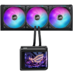 ⁦ASUS ROG Ryuo IV SLC 360 ARGB Liquid CPU Cooler, 6.67″ Curved Display⁩ - الصورة ⁦2⁩