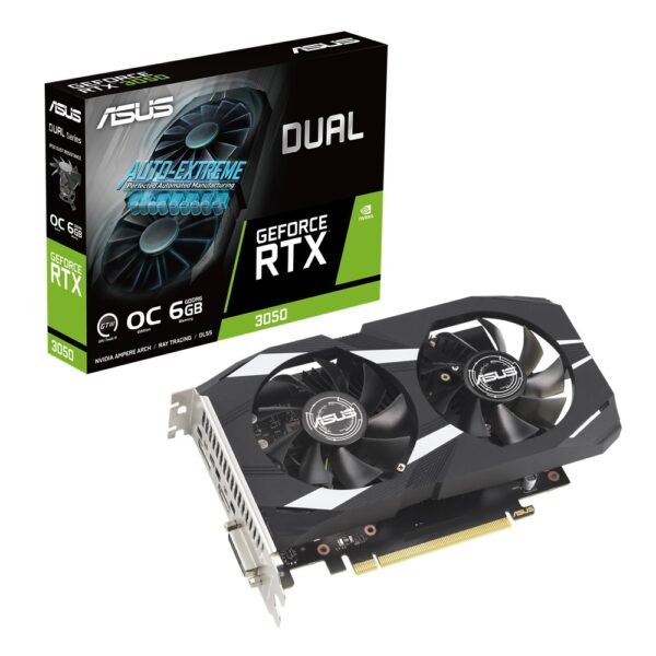 ASUS 6GB Dual GeForce RTX 3050 OC Edition VGA Graphic Card