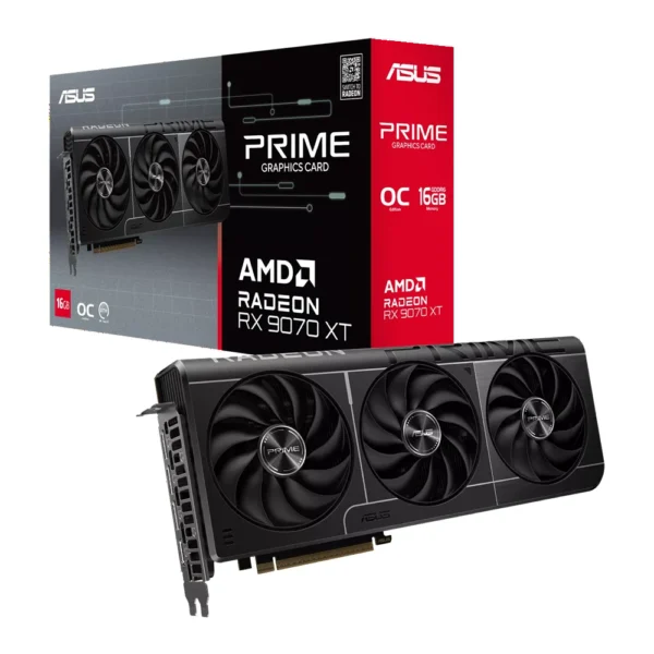 ASUS 16GB Prime Radeon RX 9070 XT GDDR6 OC Edition VGA Graphic Card