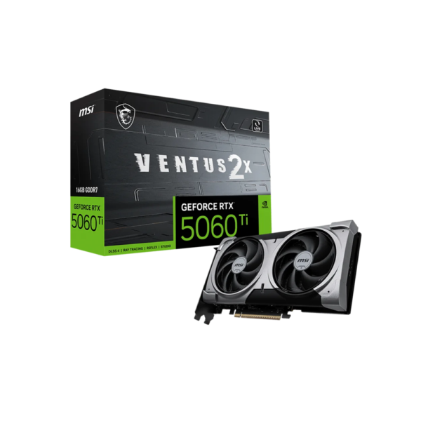MSI 8GB GeForce RTX 5060 Ti VENTUS 2X OC PLUS VGA Graphic Card