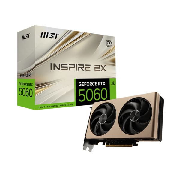 MSI 8GB GeForce RTX 5060 INSPIRE 2X OC VGA Graphic Card